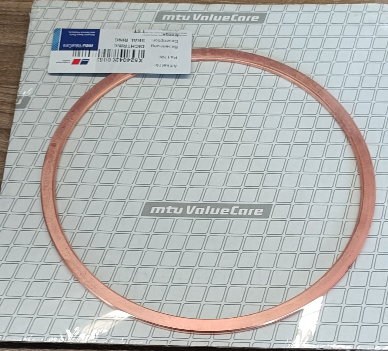 MTU- X52404200052 Vòng đệm đầu xi lanh MTU X52404200052