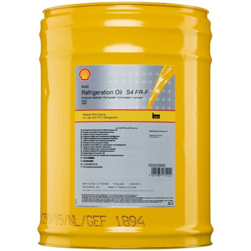 Shell- Refrigeration- Oil -S4 -FR-F 32 Shell Refrigeration Oil S4 FR-F 32
